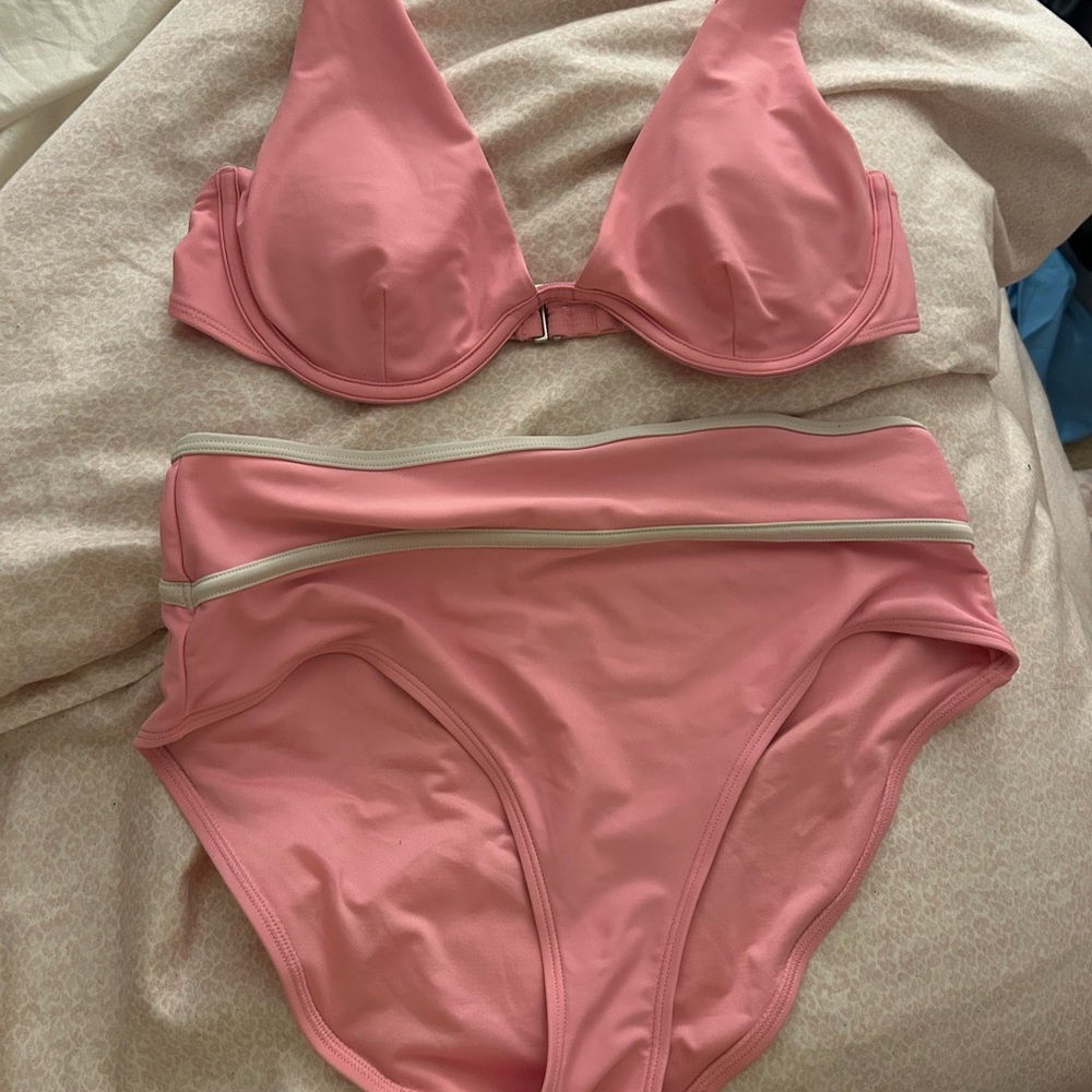 Pink Two-Piece Bikini Set